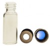 Vial de vidrio claro tapa rosca 2ml Luzeren