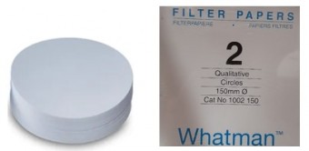 Papel filtro # 2 de 15cm  WHATMAN