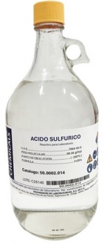 Acido Sulfurico 2.5L LUZEREN CHEMICALS