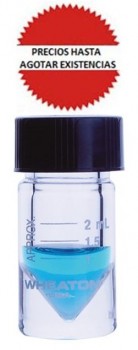 Vial de vidrio graduado 2ml Wheaton