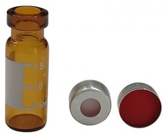 Vial de vidrio ambar 2ml graduado  Luzeren