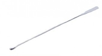 Microespatula plana y cuchara SS 150mm Luzeren