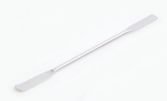 Espatula doble redondo -cuadrado SS 160mm Luzeren